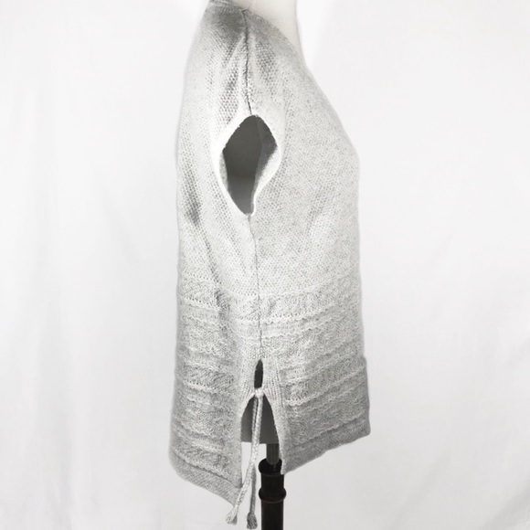 Madewell Side Tie Gray Knit Vest (Size Medium - EUC) - Picture 5 of 10